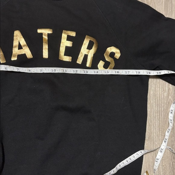 Forever 21 Black Crewneck Sweater with Gold Accents - Picture 3 of 3